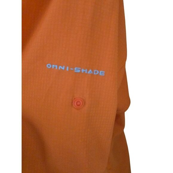 Columbia Womens Omni-Shade Long Sleeve NCAA Orange with Florida Gator logo - Picture 4 of 7